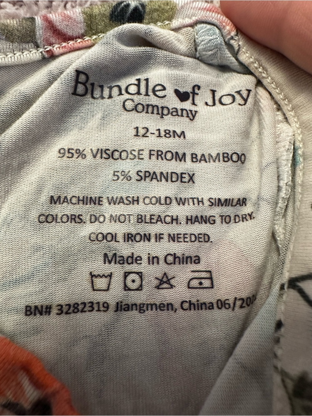 🌼 Bundle of Joy Company Bamboo Floral Dress 12-18M - Picture 3 of 3
